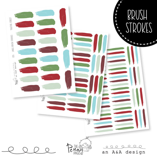 Brush Strokes - Yuletide Forest