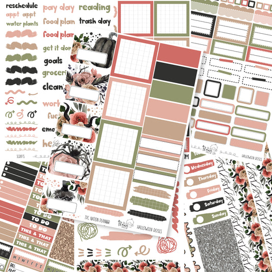 Halloween Roses - Pentrix Planner