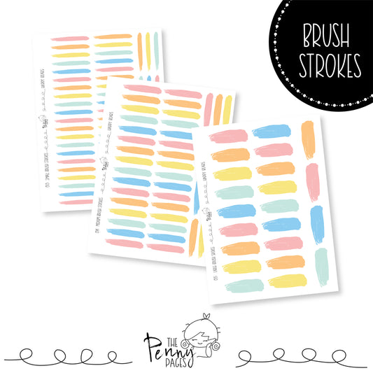 Brush Strokes - Happy Bears
