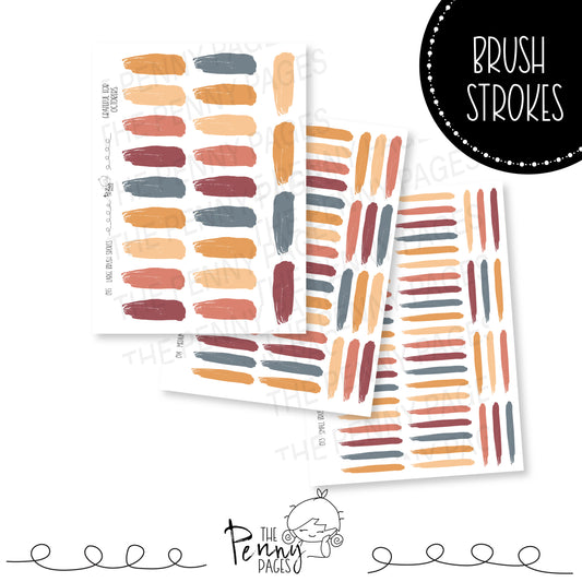 Brush Strokes - Grateful for Octobers