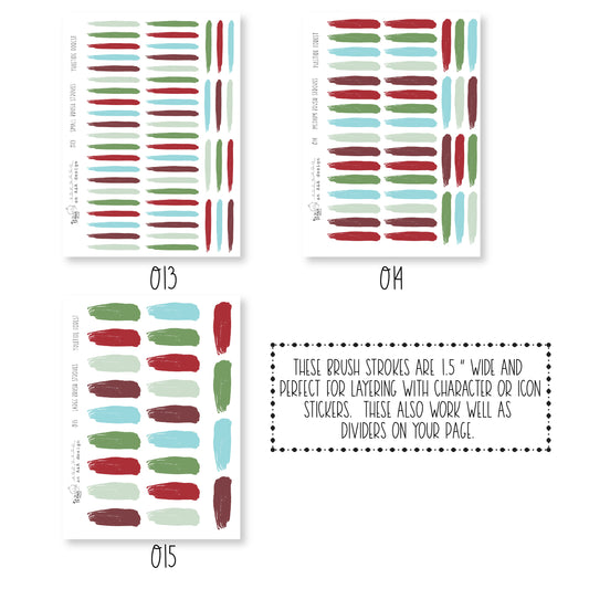 Brush Strokes - Yuletide Forest
