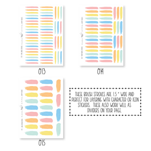 Brush Strokes - Happy Bears