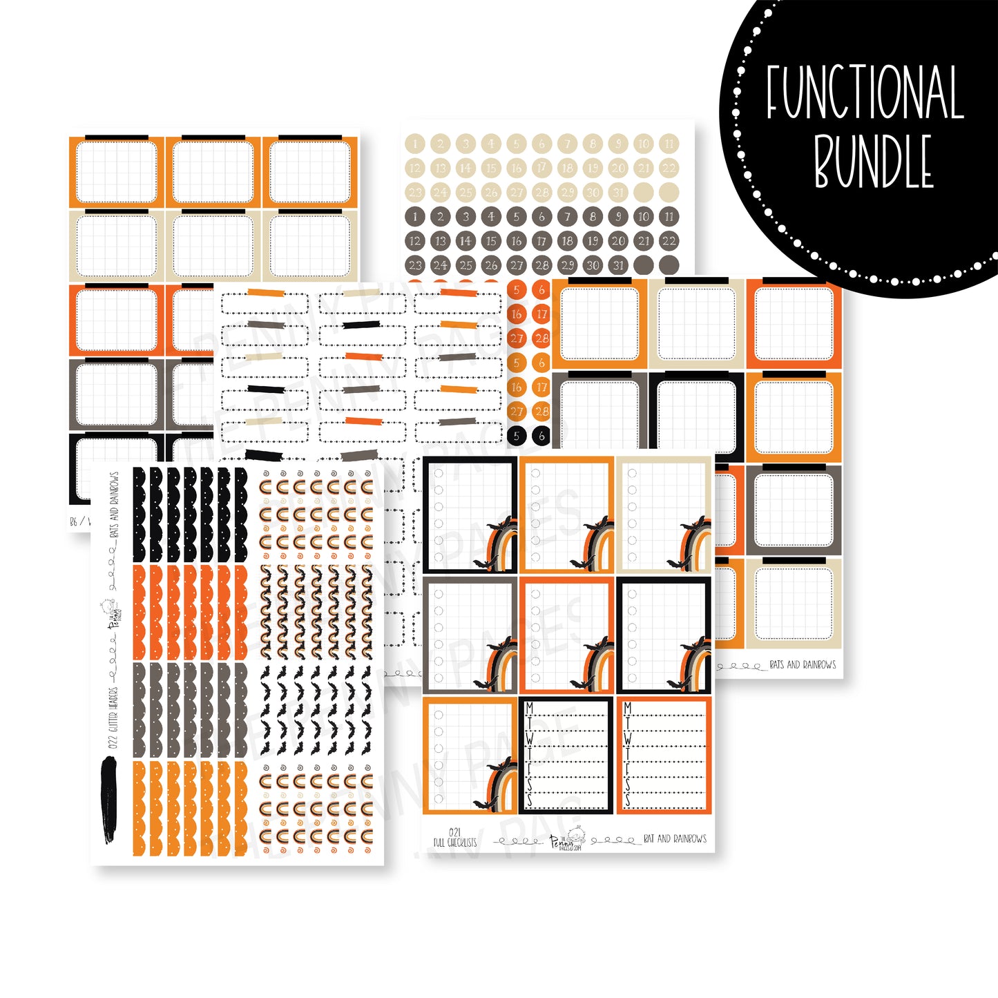 Functional Bundle - Bats and rainbows