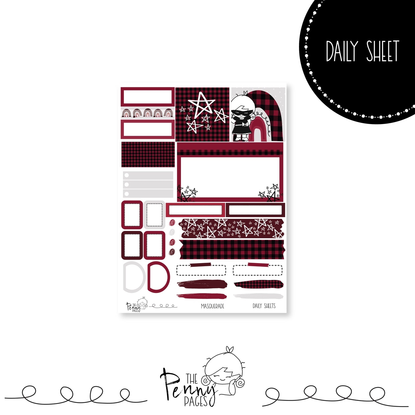 Masquerade - Daily single sheet