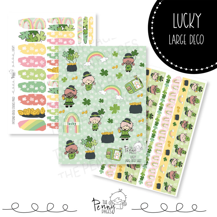 Large Deco sheets - Lucky