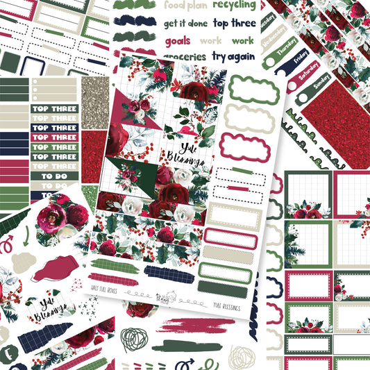 Yule Blessings - Weeks vertical weekly kit