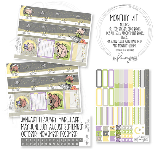 Various Size Monthly kit - Spaced Out