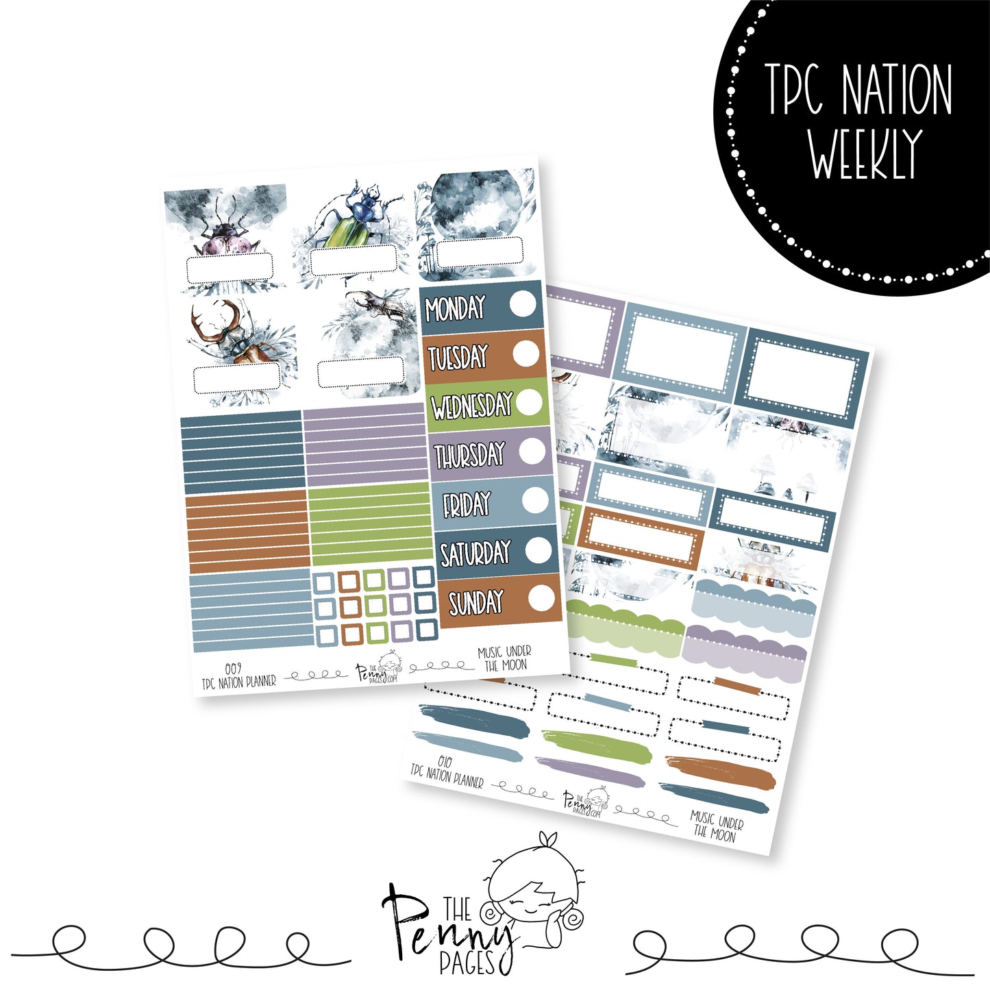 Pentrix Planner - Music Under the Moon