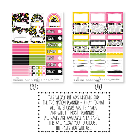 Pentrix Planner - Neon Leopard