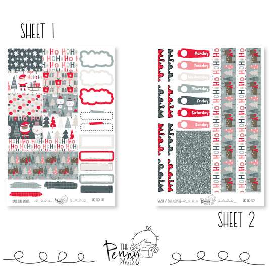 Ho Ho Ho - Weeks vertical weekly kit