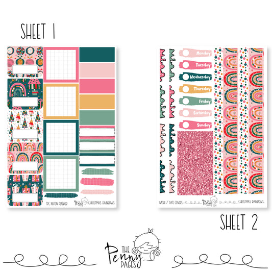 Christmas Rainbows - Pentrix Planner