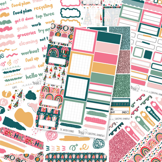 Christmas Rainbows - Pentrix Planner