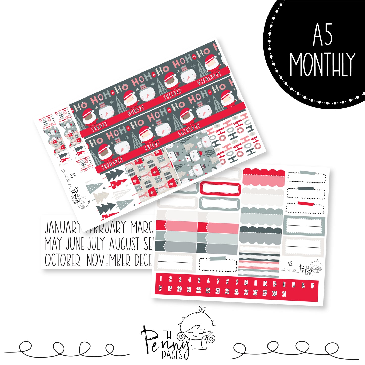 Various Size Monthly kit - Ho Ho HO