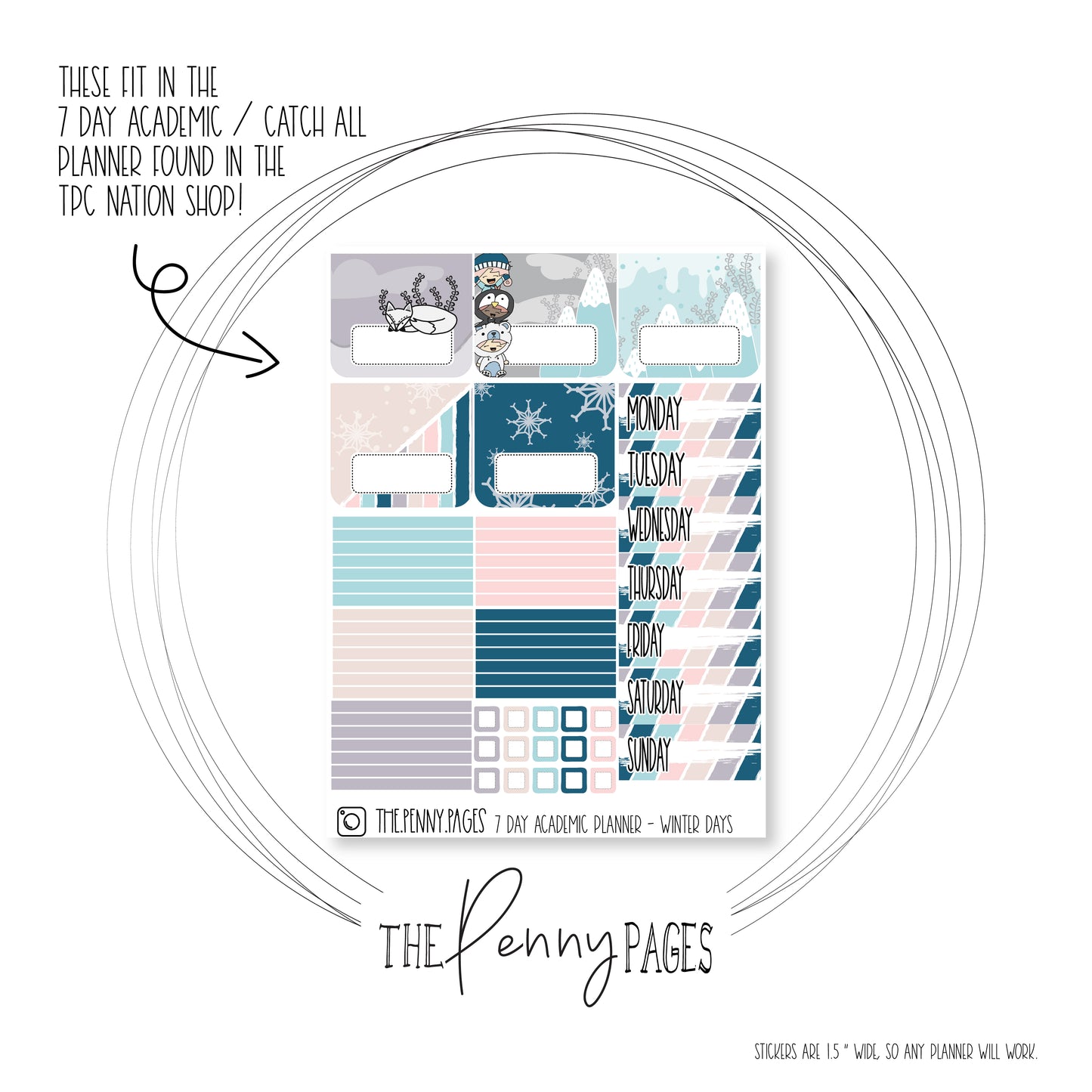 Pentrix Planner - Winter Days