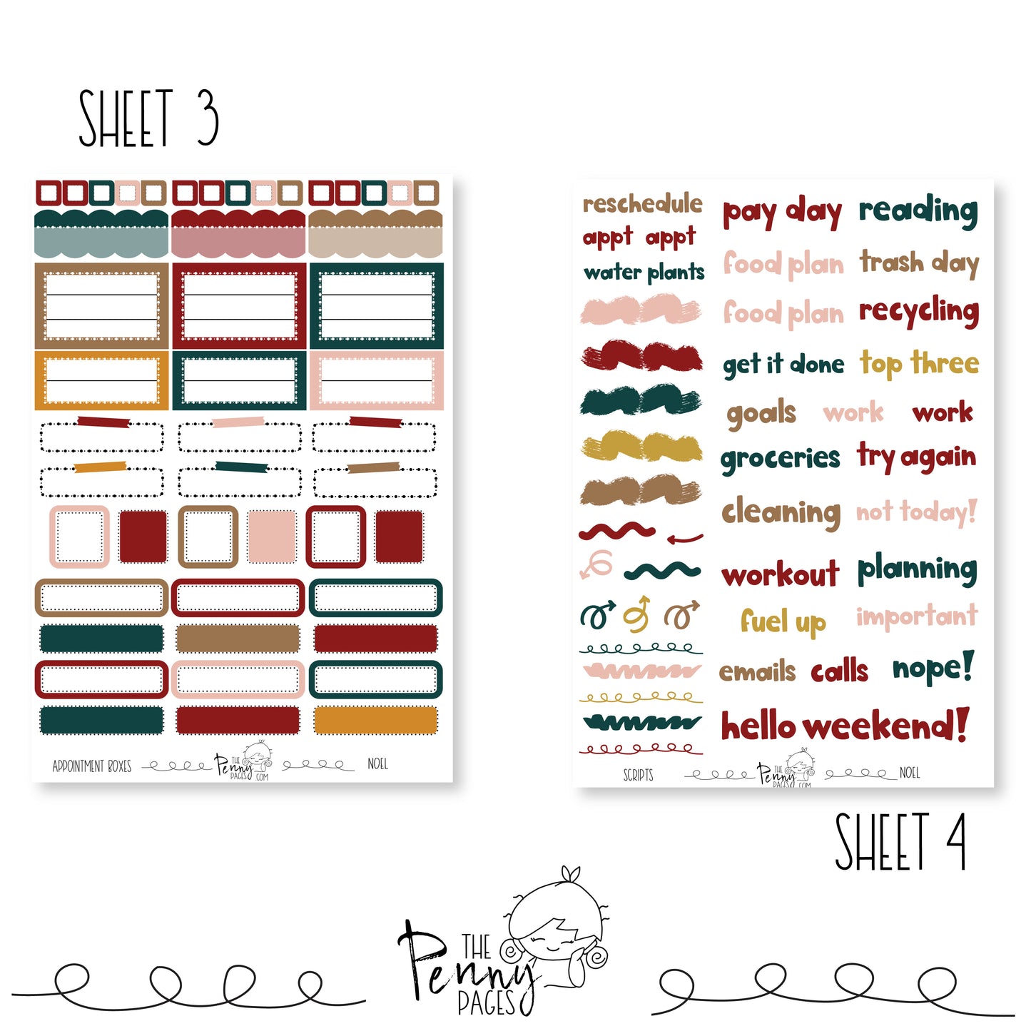 Noel - Weeks vertical weekly kit