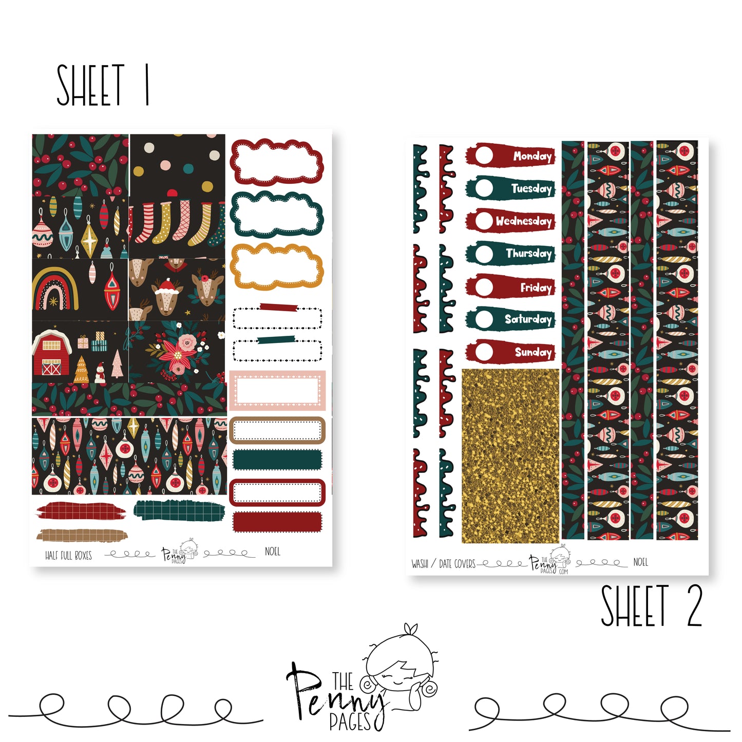 Noel - Weeks vertical weekly kit