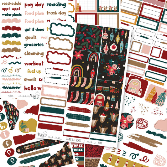 Noel - B6 vertical weekly kit