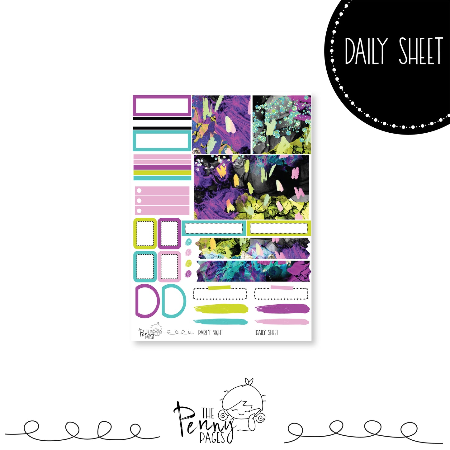 Party Night - Daily single sheet