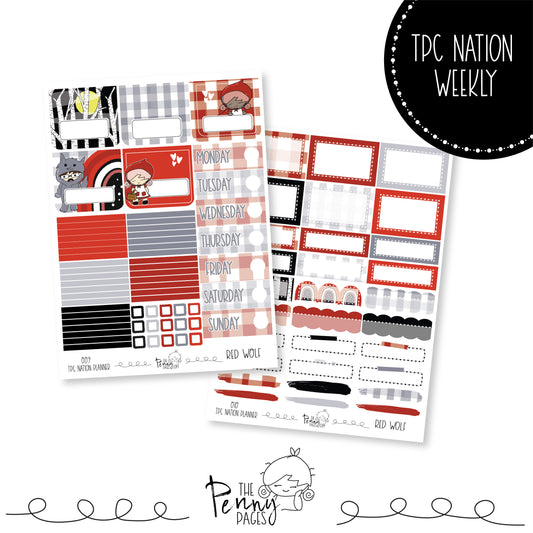 Pentrix Planner - Red Wolf