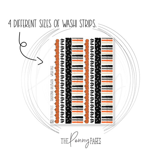 Traditional Halloween Large Washi