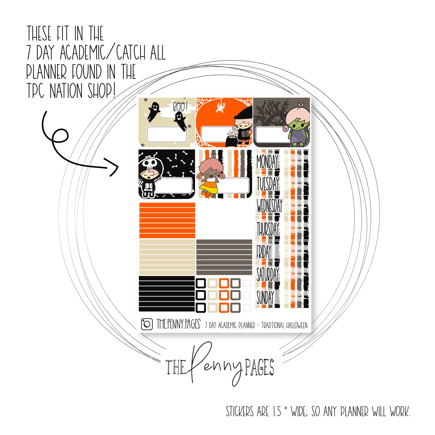 Pentrix Planner - Traditional Halloween