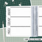 Green & Gold - A5 Wide Vertical Weekly Planner