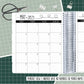 Green & Gold - A5 Wide Vertical Weekly Planner