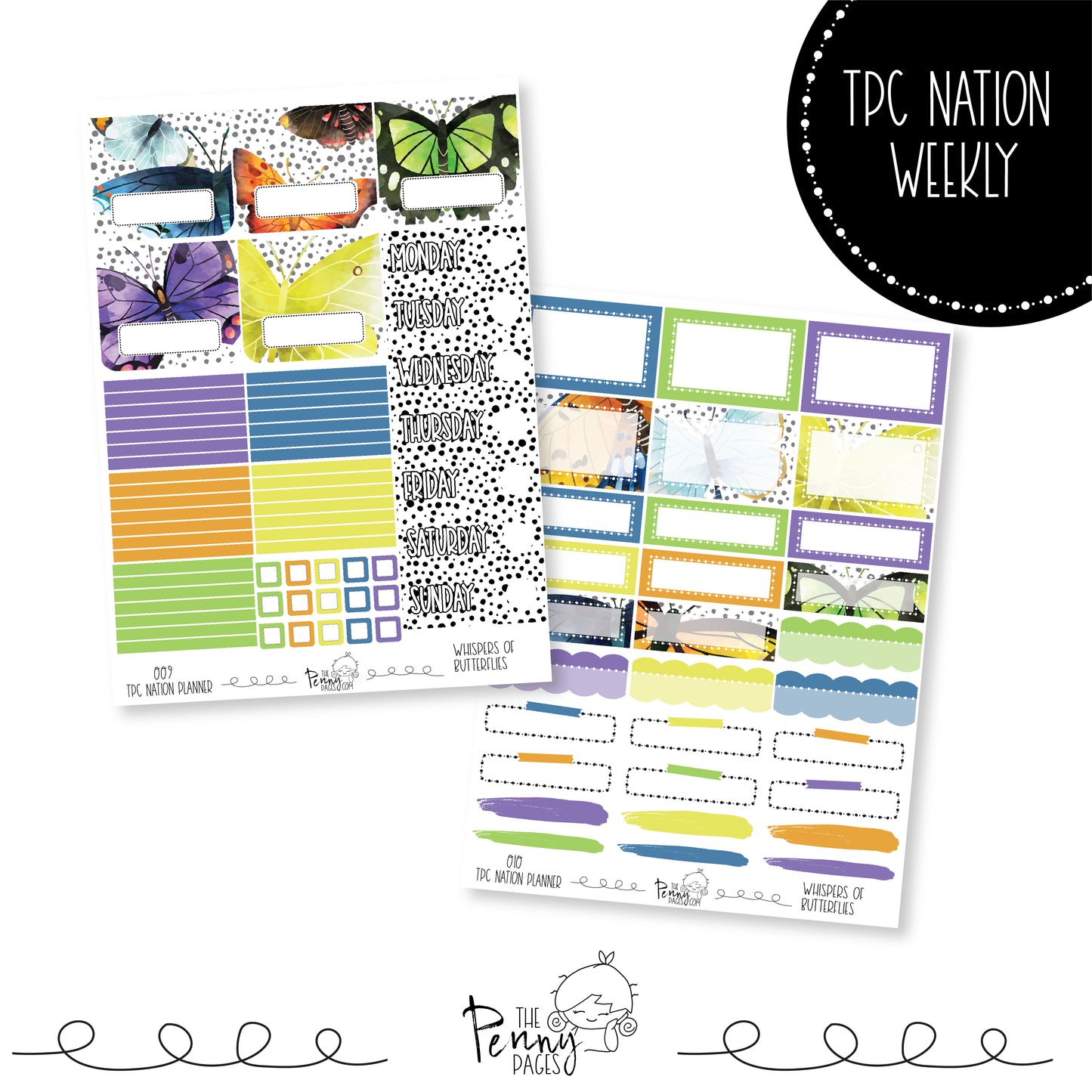 Pentrix Planner - Whispers of Butterflies